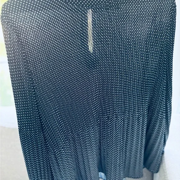 Adrianna Papell Black and White Polka Dot Blouse - Picture 2 of 6